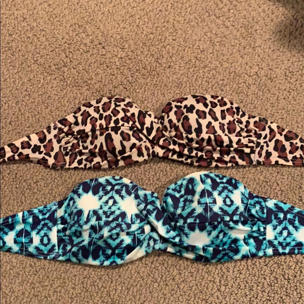 Victoria Secret Strapless Bathing Suit Tops